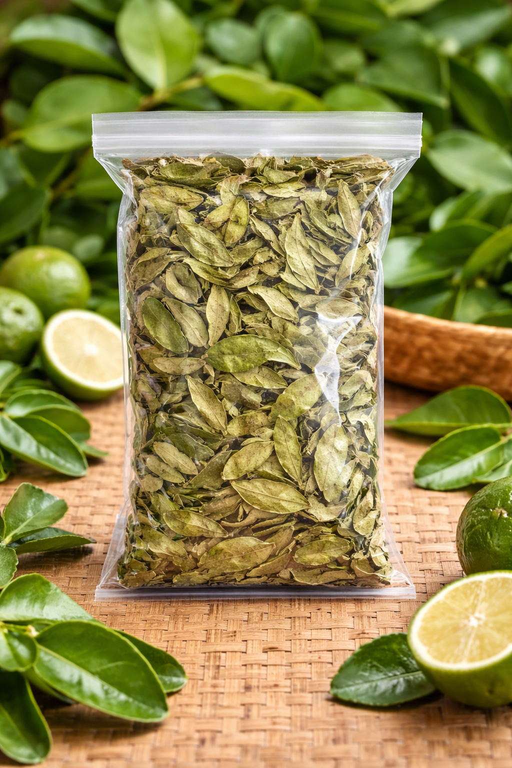 Dried Citrus Hystrix Leaves (Kaffir Lime Leaves)